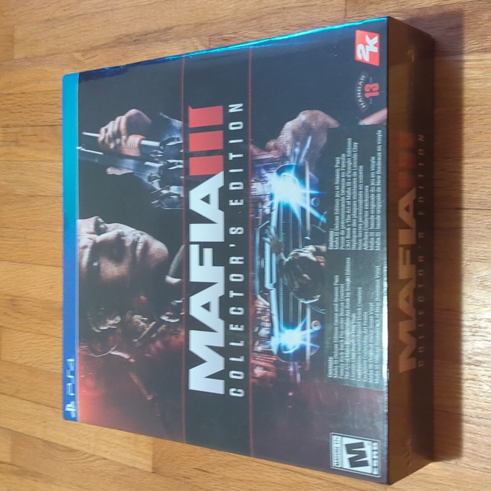 BRAND NEW SEALED Mafia 3 Collector's Edition